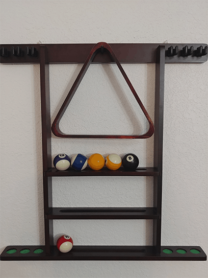 Pool Table Accessories Pool Table Triangle Ball Rack and 9-Ball Diamond Rack Wood 5 Cue Chalks and 2 Table Spot Stickers BETTERLINE Billiard Balls Set