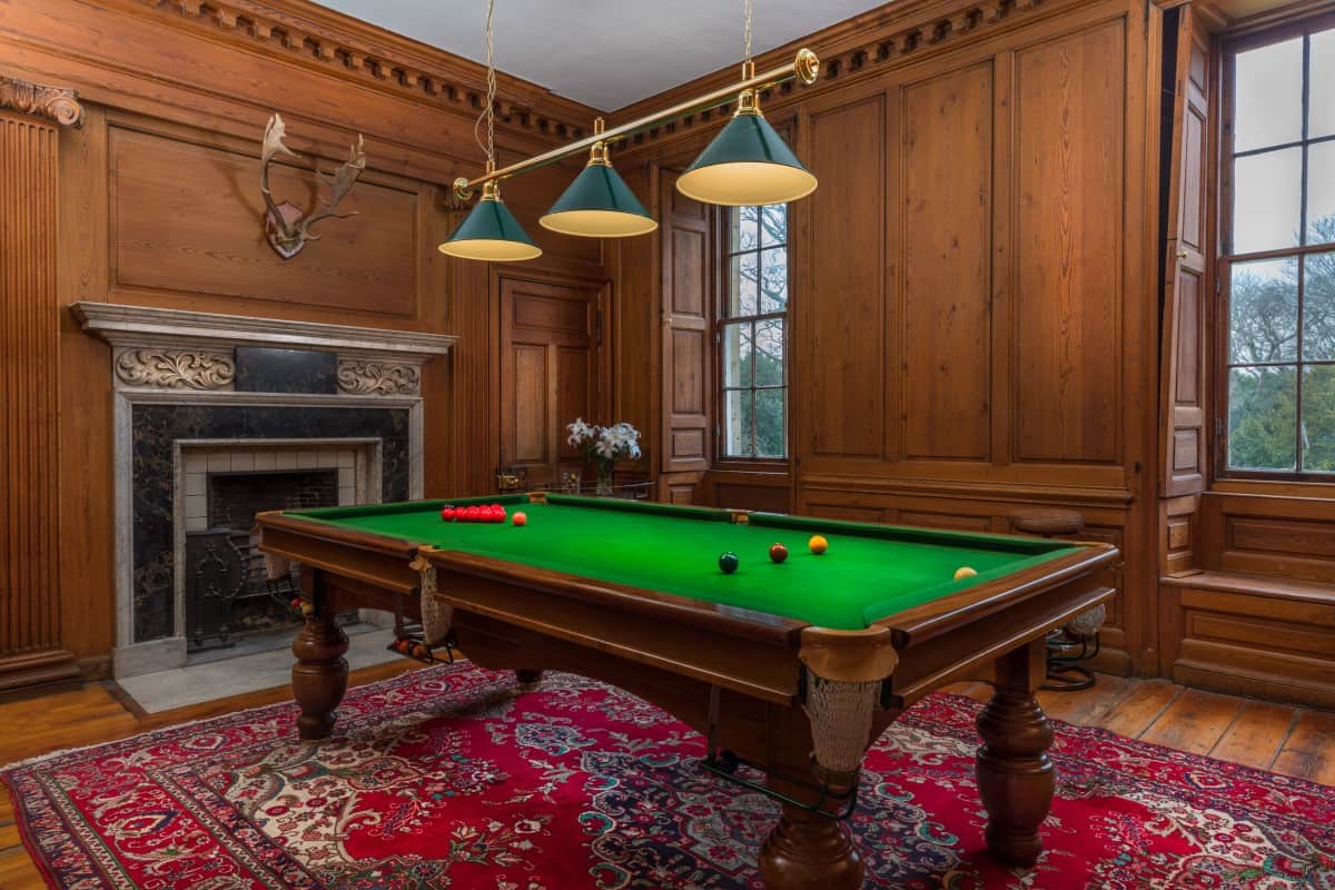 pool table on carpet Supreme Billiards